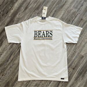 Vintage Jansport Bears Baylor University White Short Sleeve Tee NWT